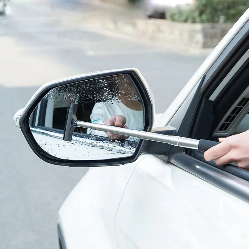 Retractable Car Rear View Mirror Wiper Squeegee Brush Scraper Auto Mirror Water Remover Clean Tools Car Accessories
Retractable Car Rear View Mirror Wiper Squeegee Brush Scraper Auto Mirror Water Remover Clean Tools Car Accessories