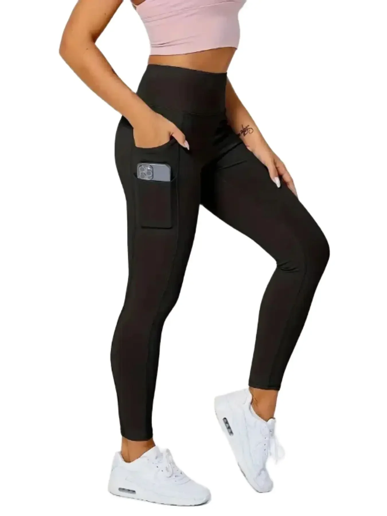 Double-layer Side Pockets Yoga Leggings Casual Sports Comfortable Breathable High Waist Tummy Control Fitness Sportswear Pants
Double-layer Side Pockets Yoga Leggings Casual Sports Comfortable Breathable High Waist Tummy Control Fitness Sportswear Pants