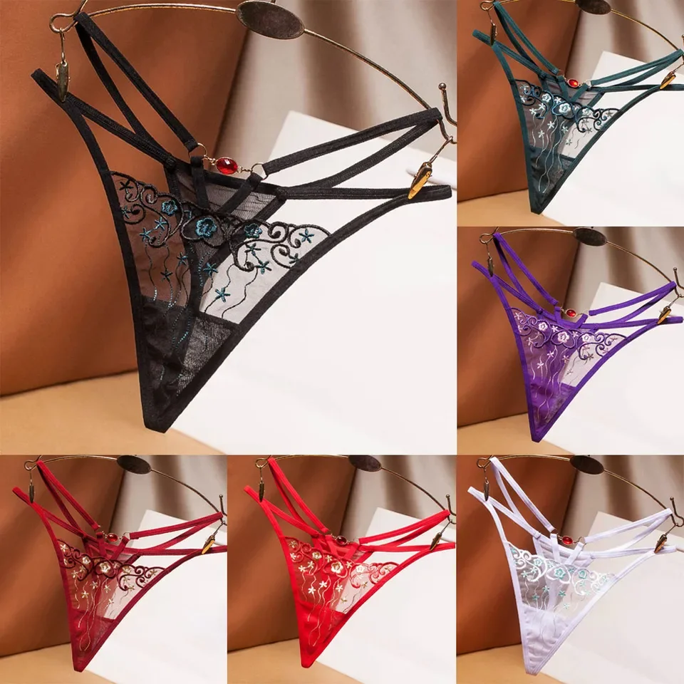Mesh Transparent Thong Womens T-Back Panties Thin Strap See-Through Underwear Female Tanga Underpants Intimates Lingerie
Mesh Transparent Thong Womens T-Back Panties Thin Strap See-Through Underwear Female Tanga Underpants Intimates Lingerie