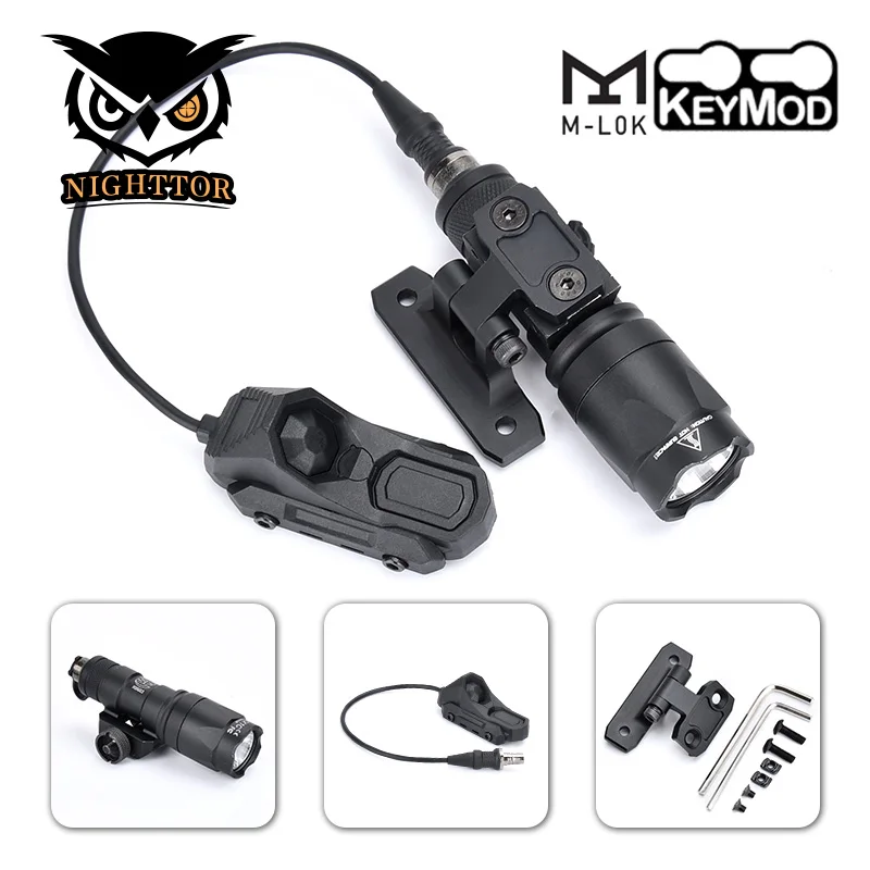 WADSN Tactical M300 M600 With AXON Dual-control Switch Side-mounted Flashlight Base fit Picatinny M-Lok KEYMOD
WADSN Tactical M300 M600 With AXON Dual-control Switch Side-mounted Flashlight Base fit Picatinny M-Lok KEYMOD