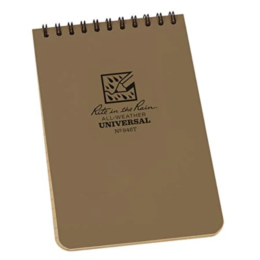 Weatherproof Top Spiral Notebook 4" x 6" Cover Universal Pattern No. 94TL
Weatherproof Top Spiral Notebook 4" x 6" Cover Universal Pattern No. 94TL