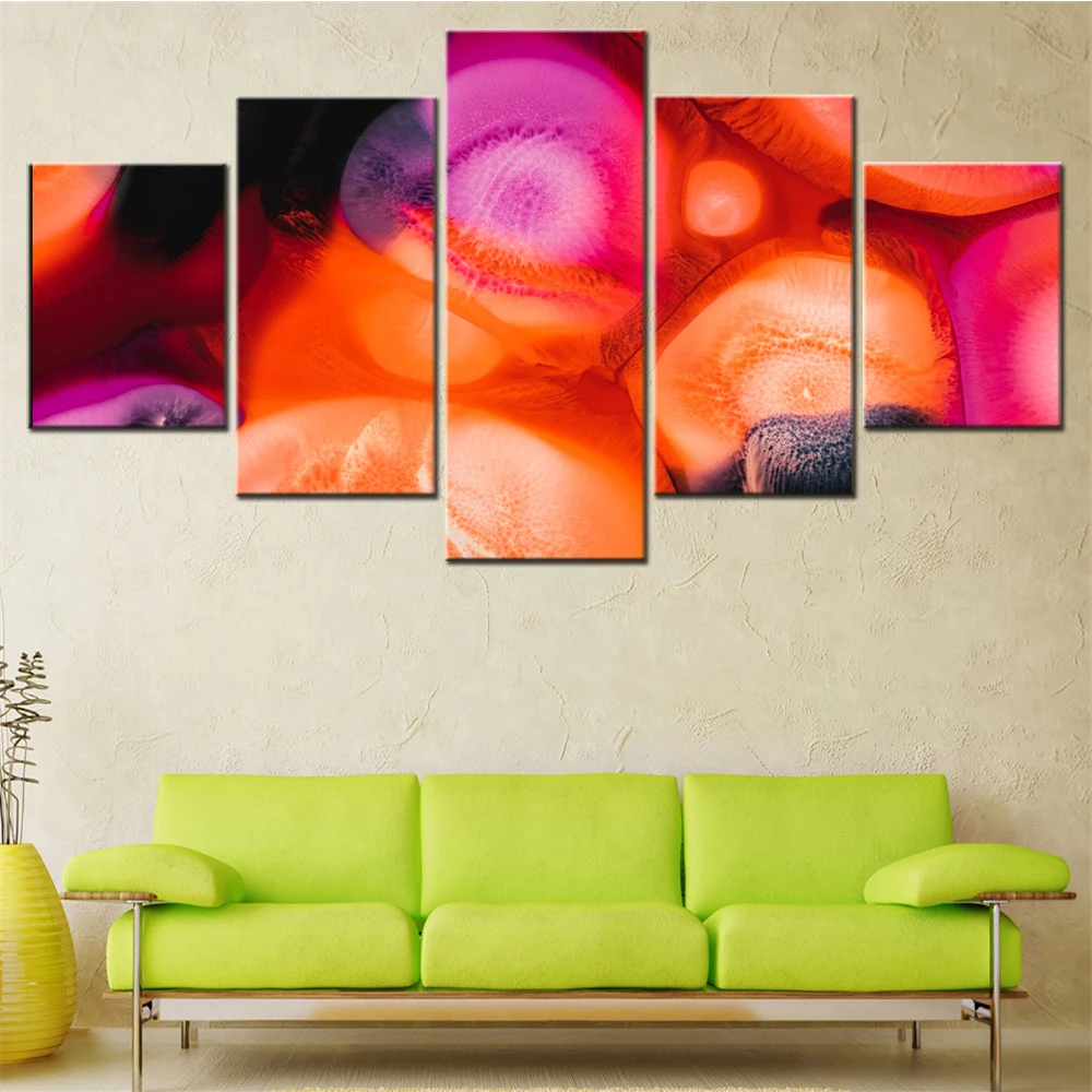 5 Pieces Canvas Wall Arts Poster Painting Abstract Vibrant Fluid Art Wallpaper Home Decor Picture Printing For Living Room Arts
5 Pieces Canvas Wall Arts Poster Painting Abstract Vibrant Fluid Art Wallpaper Home Decor Picture Printing For Living Room Arts