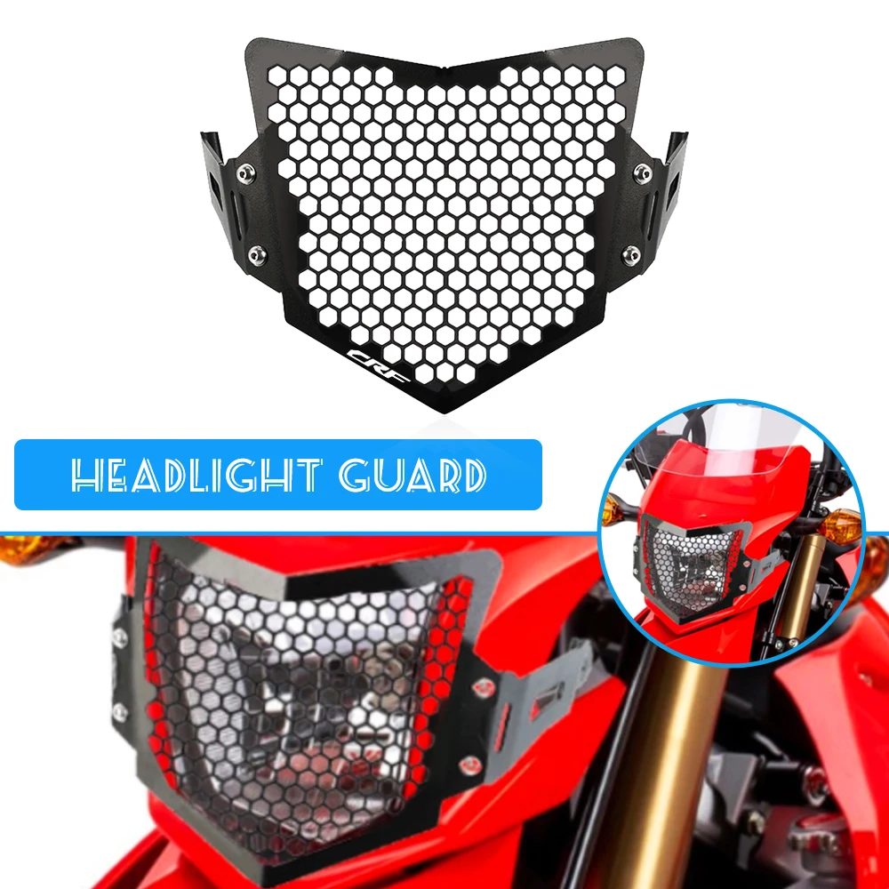 Motorcycle Accessories CRF250L CRF250M 300L For Honda CRF250L CRF250M CRF300L 2013-2023 Headlight Protector Guard Grille Cover
Motorcycle Accessories CRF250L CRF250M 300L For Honda CRF250L CRF250M CRF300L 2013-2023 Headlight Protector Guard Grille Cover