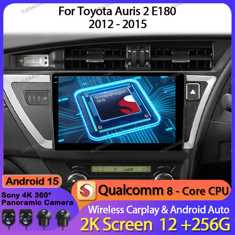 Android 15 Car Radio For Toyota Auris 2 E180 2012 - 2015 Multimedia Video Player Qualcomm Head Unit GPS NAVI 2DIN QLED 4G WIFI
Android 15 Car Radio For Toyota Auris 2 E180 2012 - 2015 Multimedia Video Player Qualcomm Head Unit GPS NAVI 2DIN QLED 4G WIFI