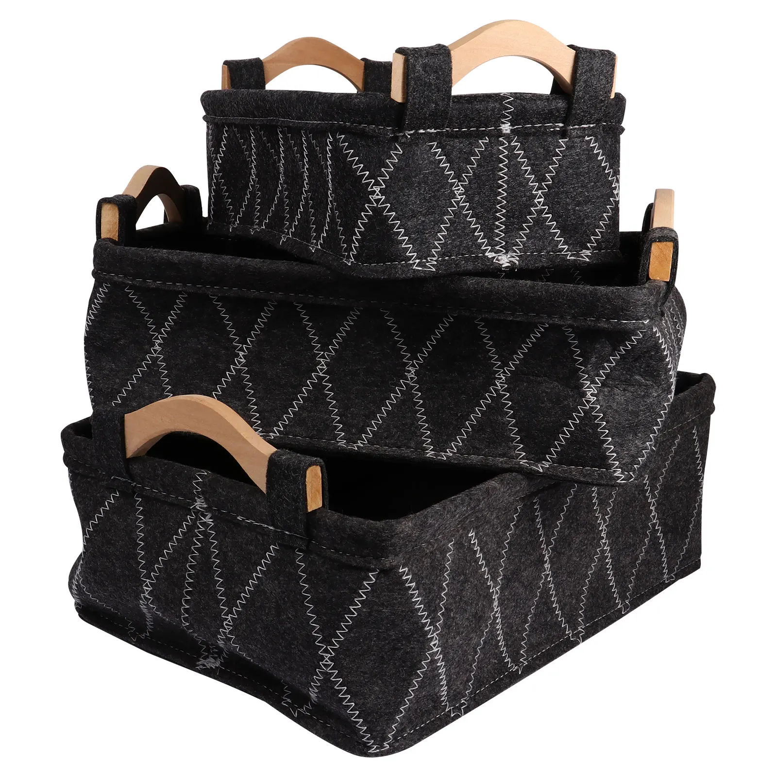 Felt Storage Set 3 Makeup ganizer Portable Wood Handle Desk ganizer for Makeup Cosmetics Home Office Storage
Felt Storage Set 3 Makeup ganizer Portable Wood Handle Desk ganizer for Makeup Cosmetics Home Office Storage