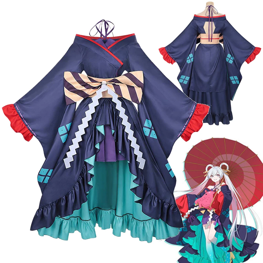 Anime Cosmic Princess Kaguya Chou Kaguya hime Tsukimi Yachiyo Cosplay Dress Costume Fantasia Clothing Women Halloween Party Suit
Anime Cosmic Princess Kaguya Chou Kaguya hime Tsukimi Yachiyo Cosplay Dress Costume Fantasia Clothing Women Halloween Party Suit