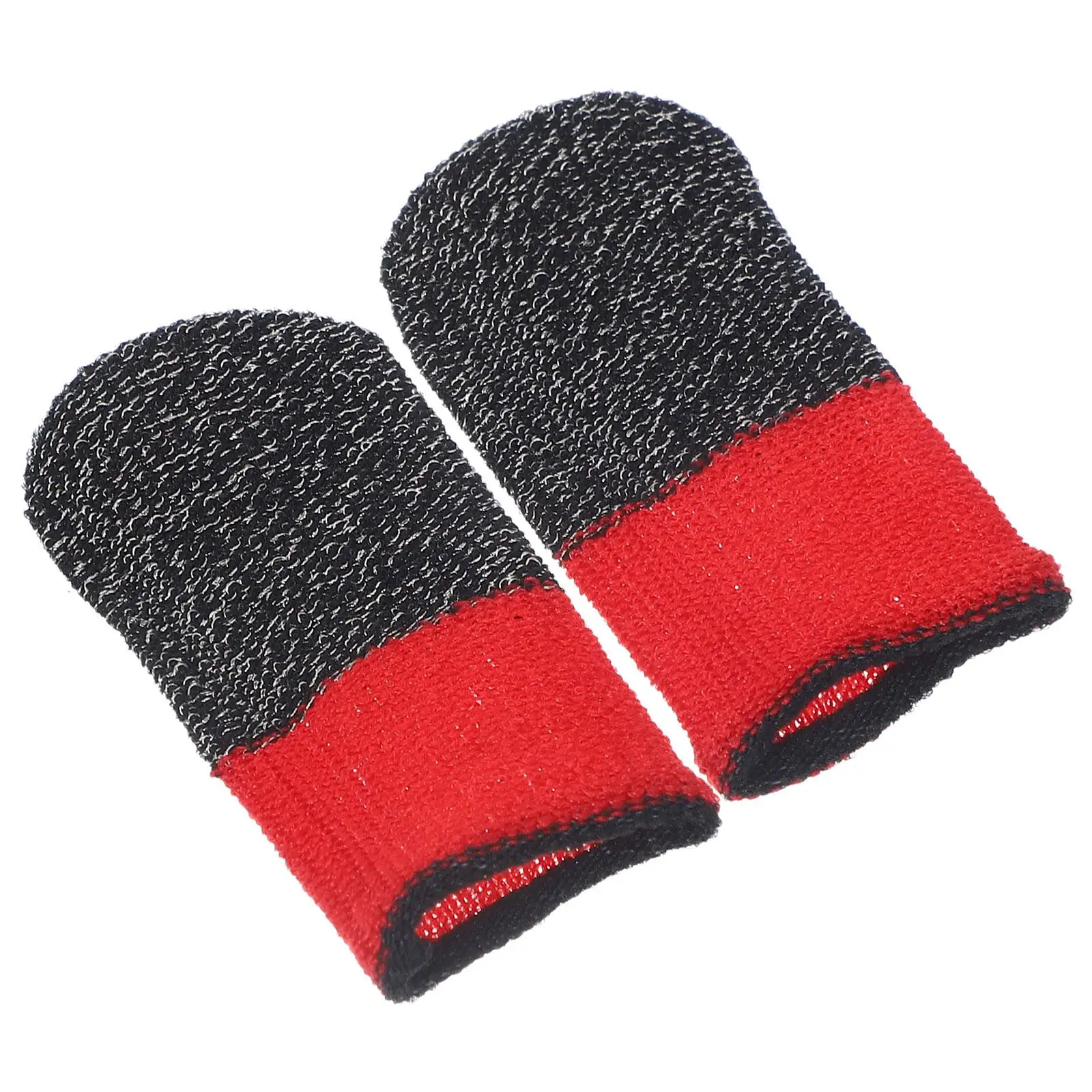 24 Needle Gaming Finger Sleeves Silver Black Red Pair Breathable Anti-slip Thumb Protector Fiber Grips Sweat Isolation Oil Stain
24 Needle Gaming Finger Sleeves Silver Black Red Pair Breathable Anti-slip Thumb Protector Fiber Grips Sweat Isolation Oil Stain