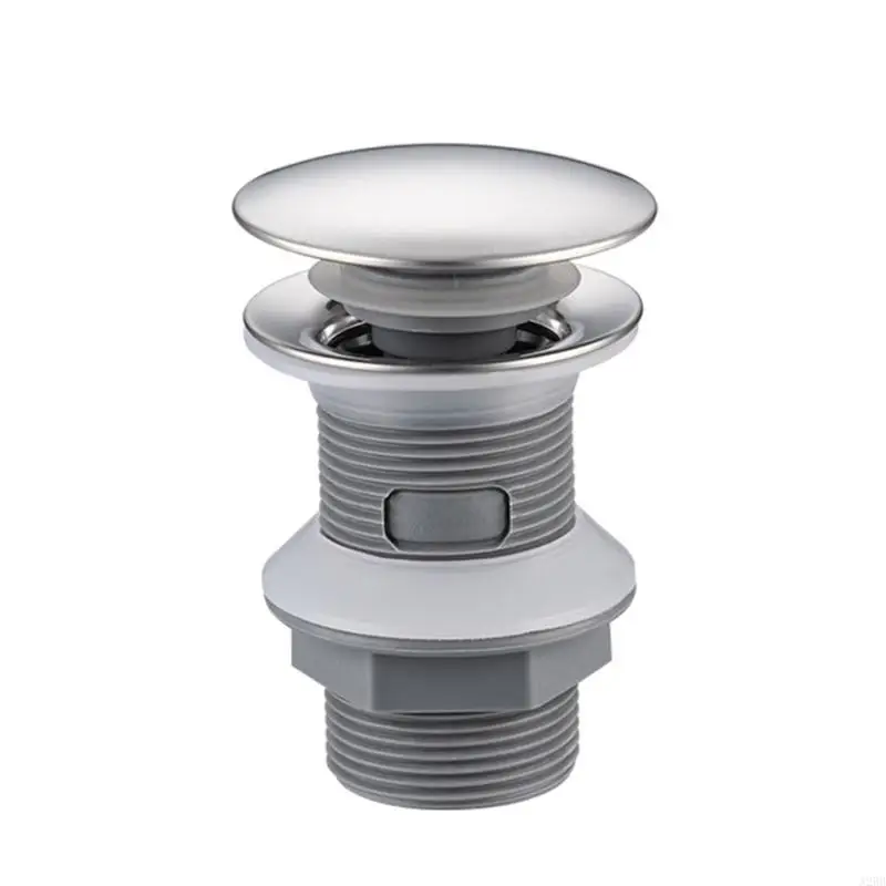 Bathroom Push Button Sink Plug Drainer Siphon Waste Stopper Bounce Type Drain Waste Stopper Easy to Installation A2BB
Bathroom Push Button Sink Plug Drainer Siphon Waste Stopper Bounce Type Drain Waste Stopper Easy to Installation A2BB