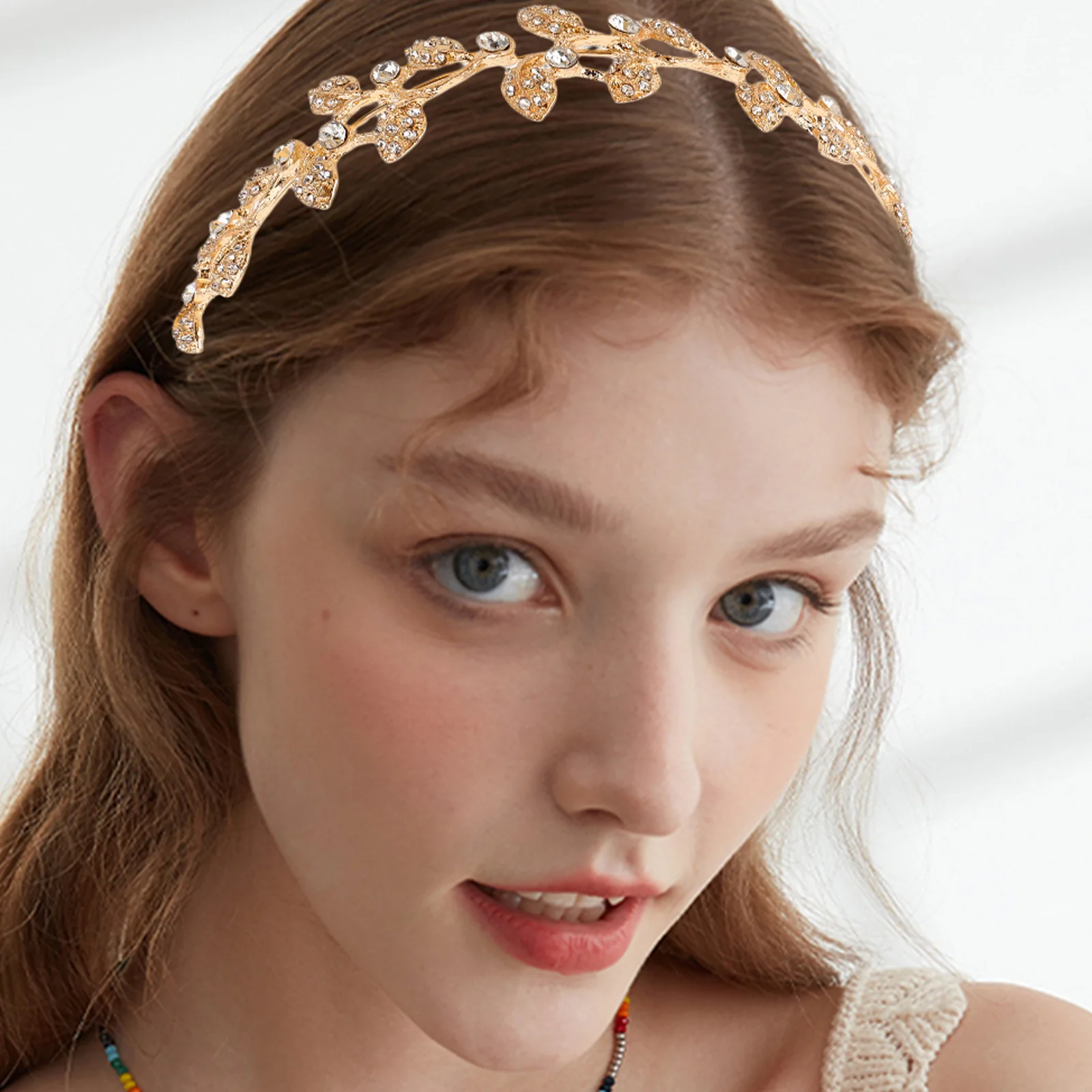 Golden Bridal Headband Hair Accessories Leaf Design Baroque Style Wedding Party Renaissance Crown Bride Headdress Flower
Golden Bridal Headband Hair Accessories Leaf Design Baroque Style Wedding Party Renaissance Crown Bride Headdress Flower