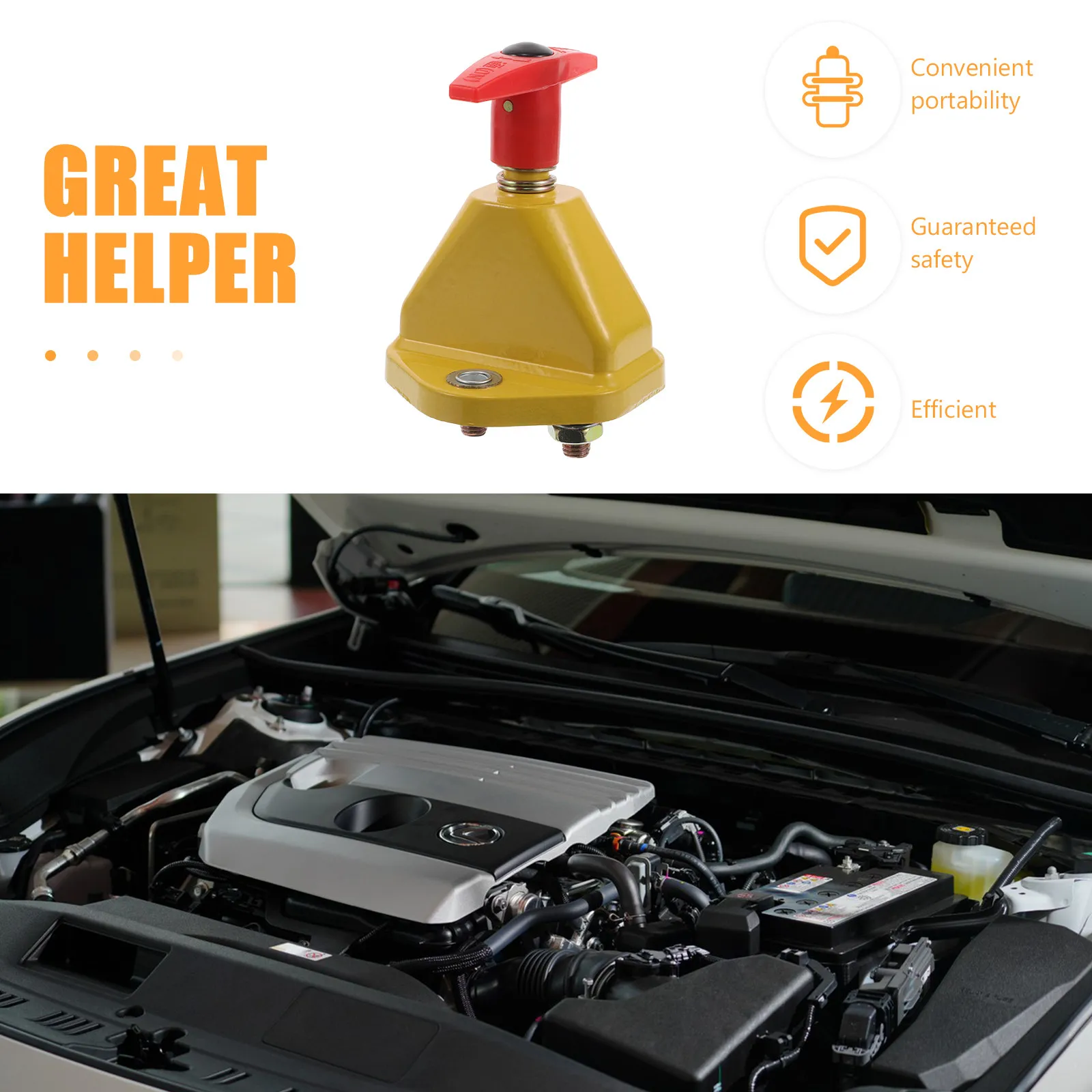 Battery Disconnect Switch Cut Post for Car Truck Marine Boat Rv 12V 24V Power Switches
Battery Disconnect Switch Cut Post for Car Truck Marine Boat Rv 12V 24V Power Switches