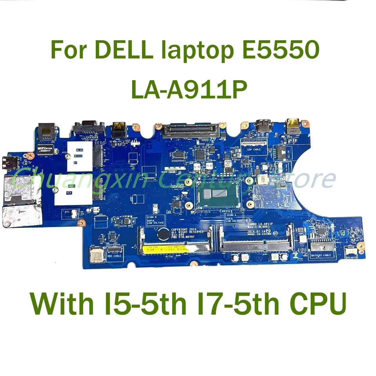 Для ноутбука DELL E5550, материнская плата для ноутбука, фотосессия I7-5, процессор 100% протестирован, Полная работа
Для ноутбука DELL E5550, материнская плата для ноутбука, фотосессия I7-5, процессор 100% протестирован, Полная работа