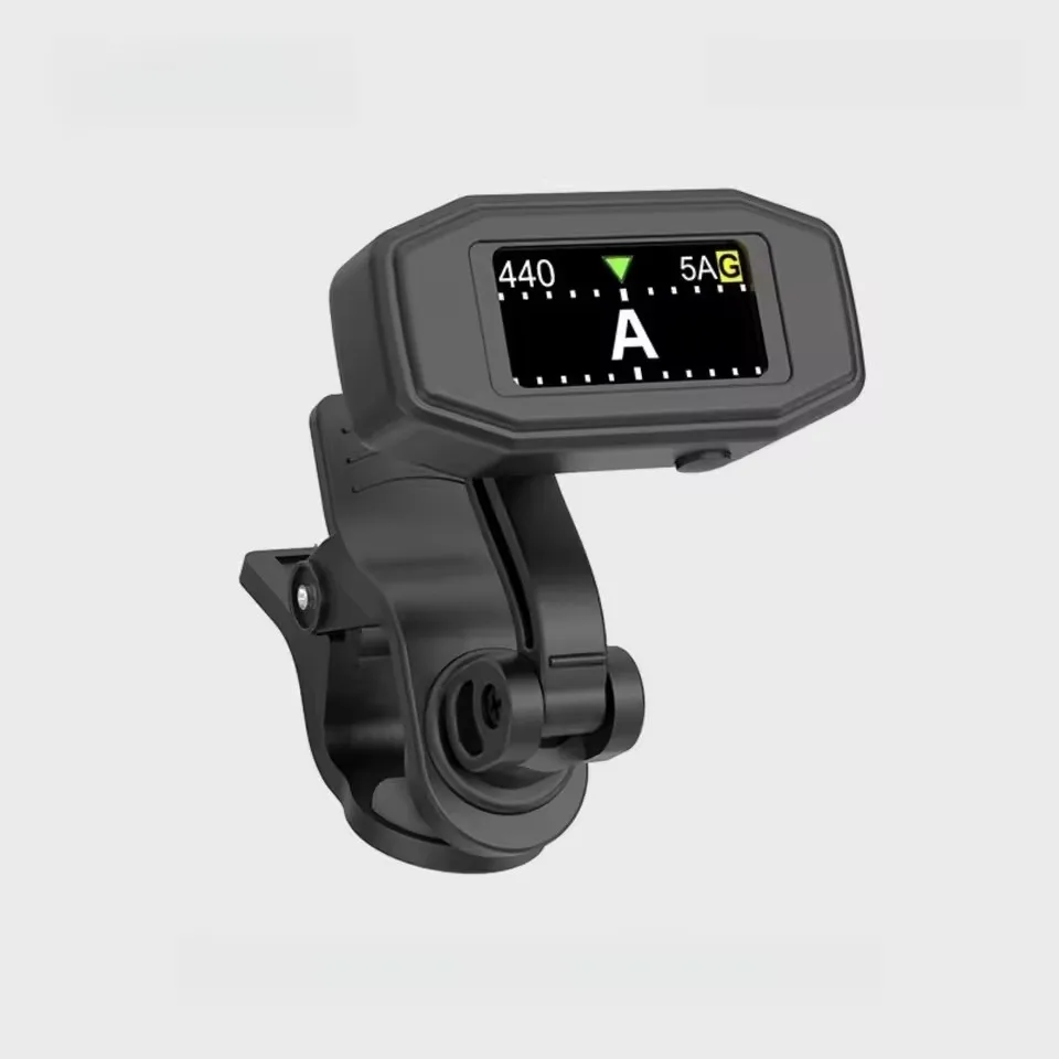 AROMA AT-790 Clip-On Tuner w/ Color TFT Display/Rechargeable/Bright & Easy to ReadUniversal for Guitar, Bass, Violin, Mandolin
AROMA AT-790 Clip-On Tuner w/ Color TFT Display/Rechargeable/Bright & Easy to ReadUniversal for Guitar, Bass, Violin, Mandolin