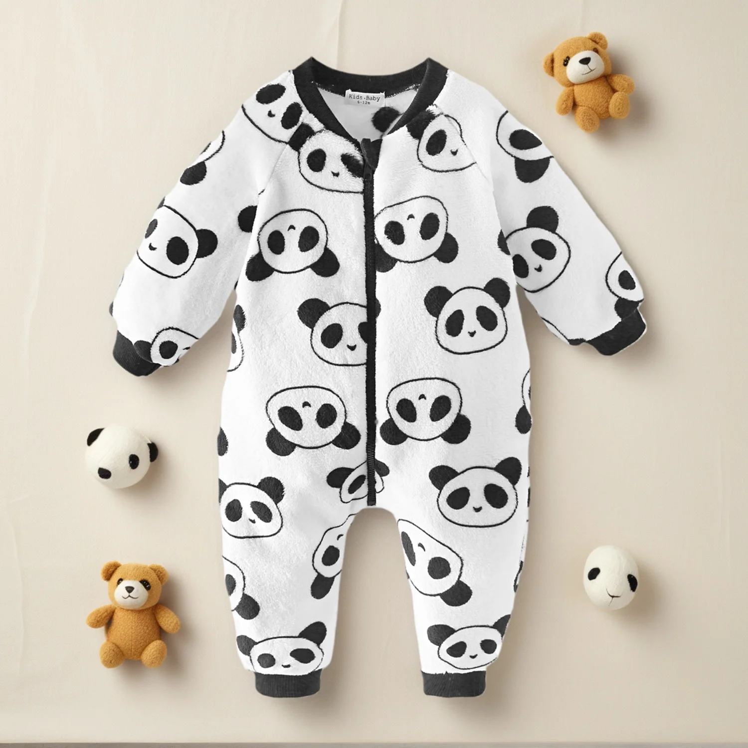 Sanlutoz теплые милые флисовые комбинезоны с пандой, уютные зимние детские комбинезоны с длинными рукавами для маленьких детей, одежда на молнии в корейском стиле
Sanlutoz теплые милые флисовые комбинезоны с пандой, уютные зимние детские комбинезоны с длинными рукавами для маленьких детей, одежда на молнии в корейском стиле