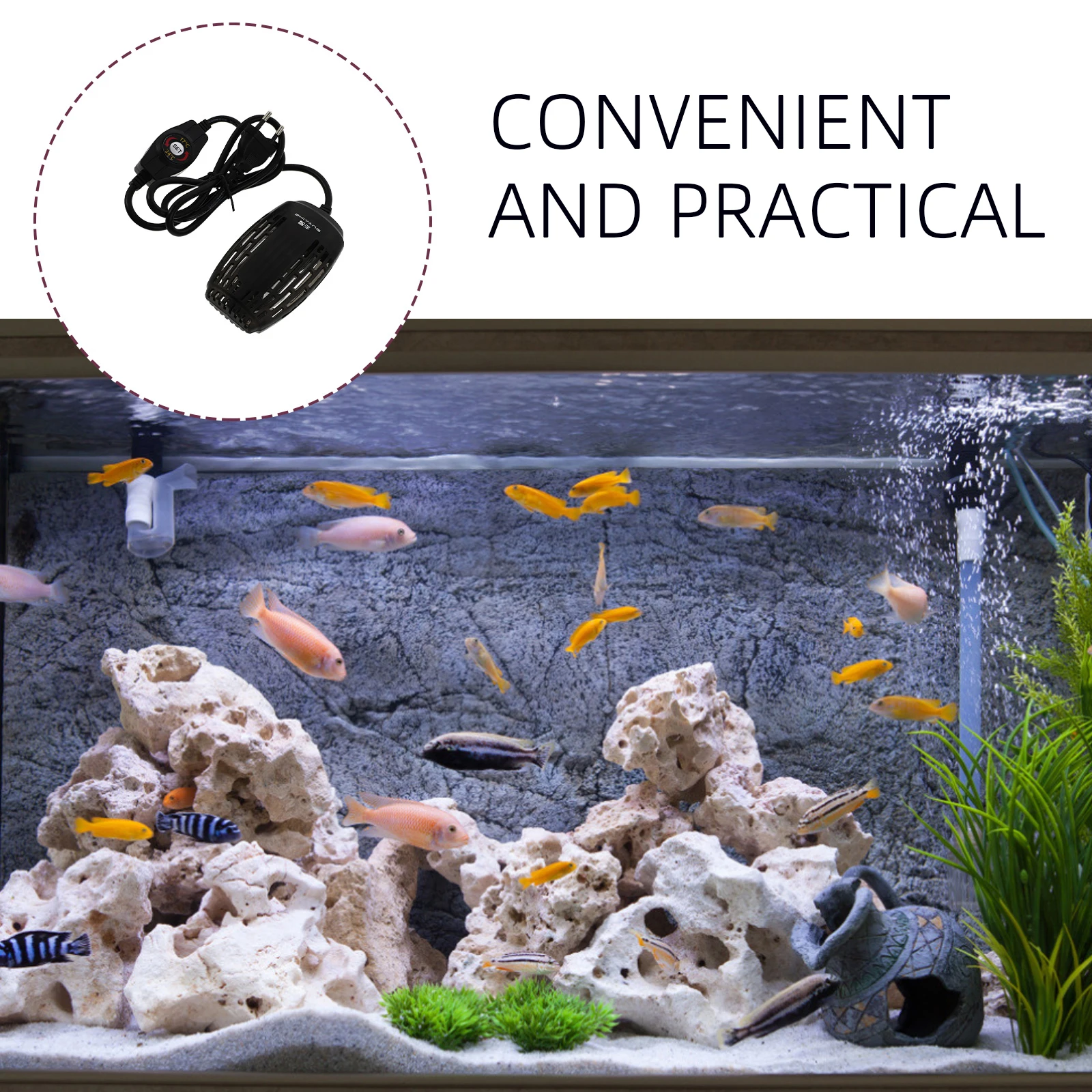 Mini 1PC Fish Tank Heating Rod Turtle Aquarium Heater Black Constant Temperature Water Resistant Automatic Thermostat Energy
Mini 1PC Fish Tank Heating Rod Turtle Aquarium Heater Black Constant Temperature Water Resistant Automatic Thermostat Energy