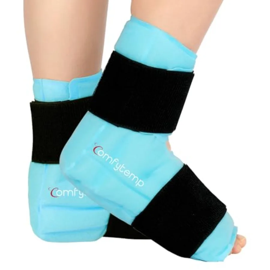 Ankle Feet Ice Pack Wrap for Plantar Fasciitis Relief, Ankles Brace for Sprain, Heel Spur, Swelling, Achilles Tendonitis, Cold
Ankle Feet Ice Pack Wrap for Plantar Fasciitis Relief, Ankles Brace for Sprain, Heel Spur, Swelling, Achilles Tendonitis, Cold