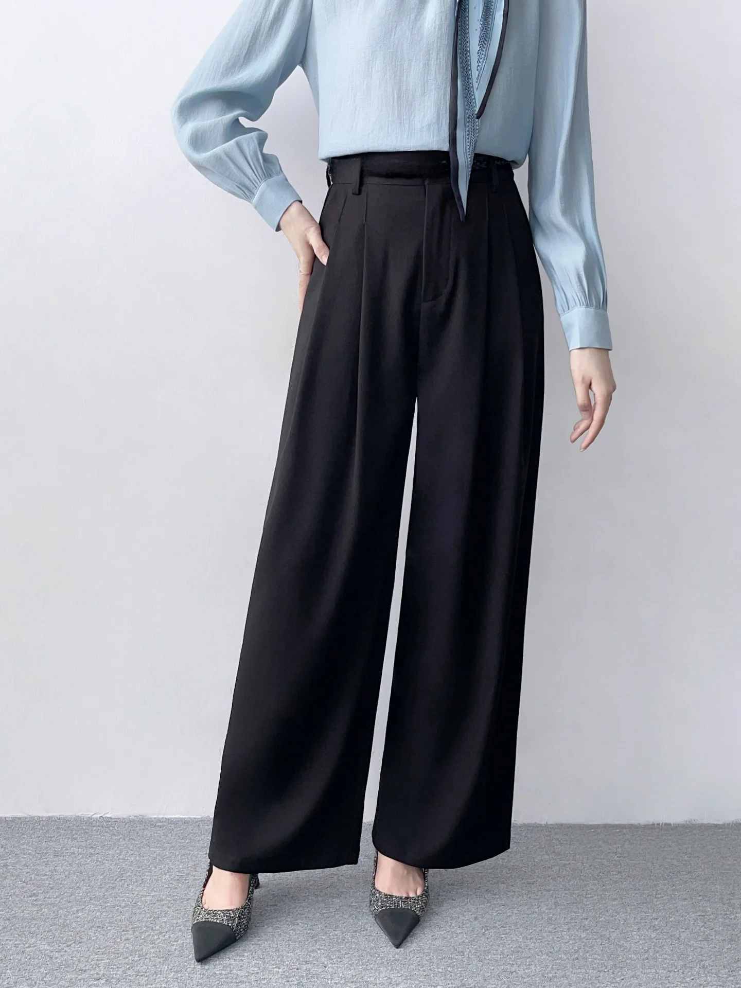 Bla Straight Leg Suit Pants Women's Career Commute Drapey Wide Leg Trousers Profional Interview Formal Small Size
Bla Straight Leg Suit Pants Women's Career Commute Drapey Wide Leg Trousers Profional Interview Formal Small Size