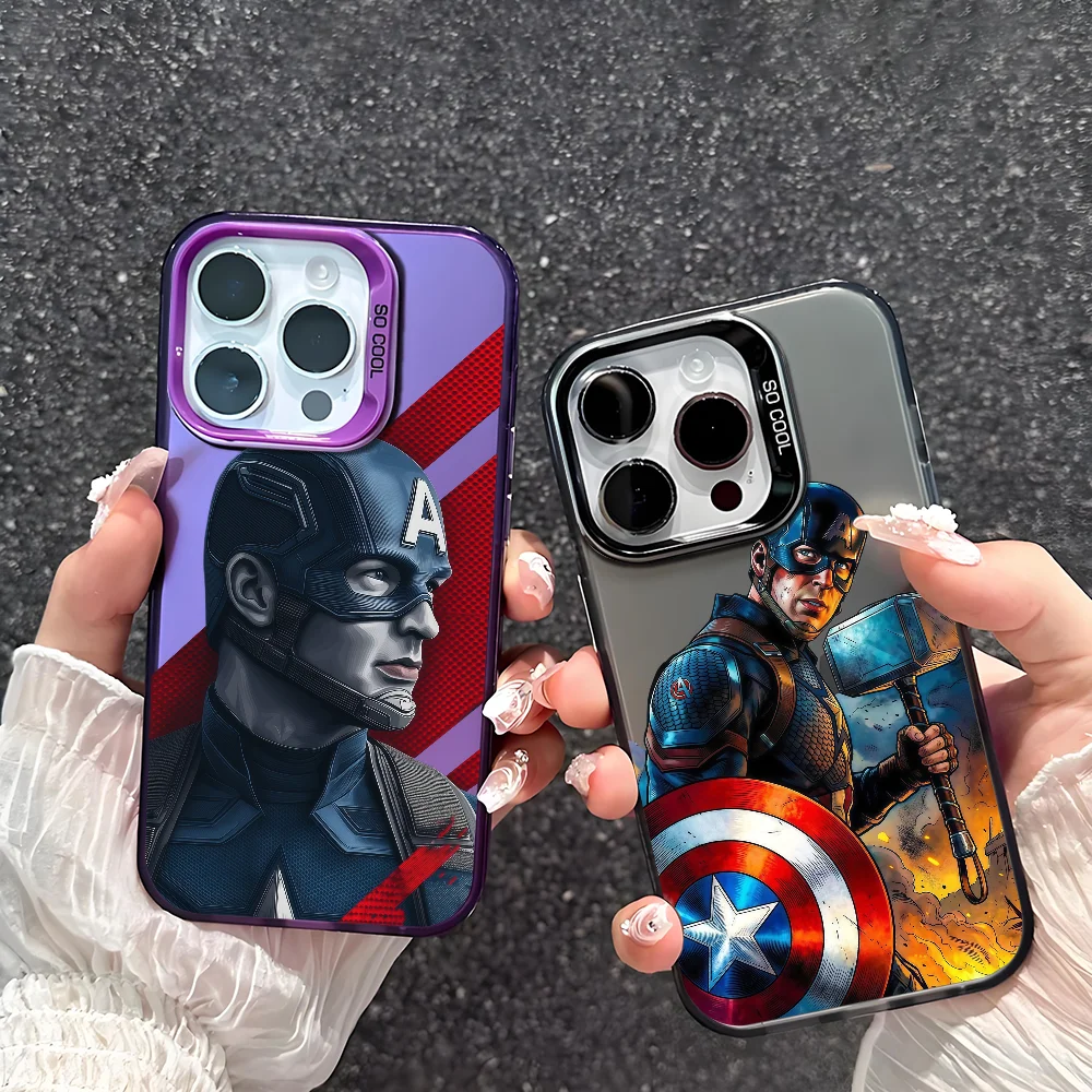 Superhero C-Captain A-America Phone Case For IPhone 17 16 15 14 13 12 11 Pro Max Plus Mini IMD Color Silver Shell
Superhero C-Captain A-America Phone Case For IPhone 17 16 15 14 13 12 11 Pro Max Plus Mini IMD Color Silver Shell