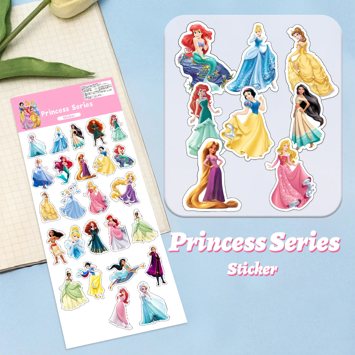 Disney Princess Stickers Handbook Diary Planner Notebook Scrapbook Stationery DIY Decorative Waterproof Stickers Gift
Disney Princess Stickers Handbook Diary Planner Notebook Scrapbook Stationery DIY Decorative Waterproof Stickers Gift