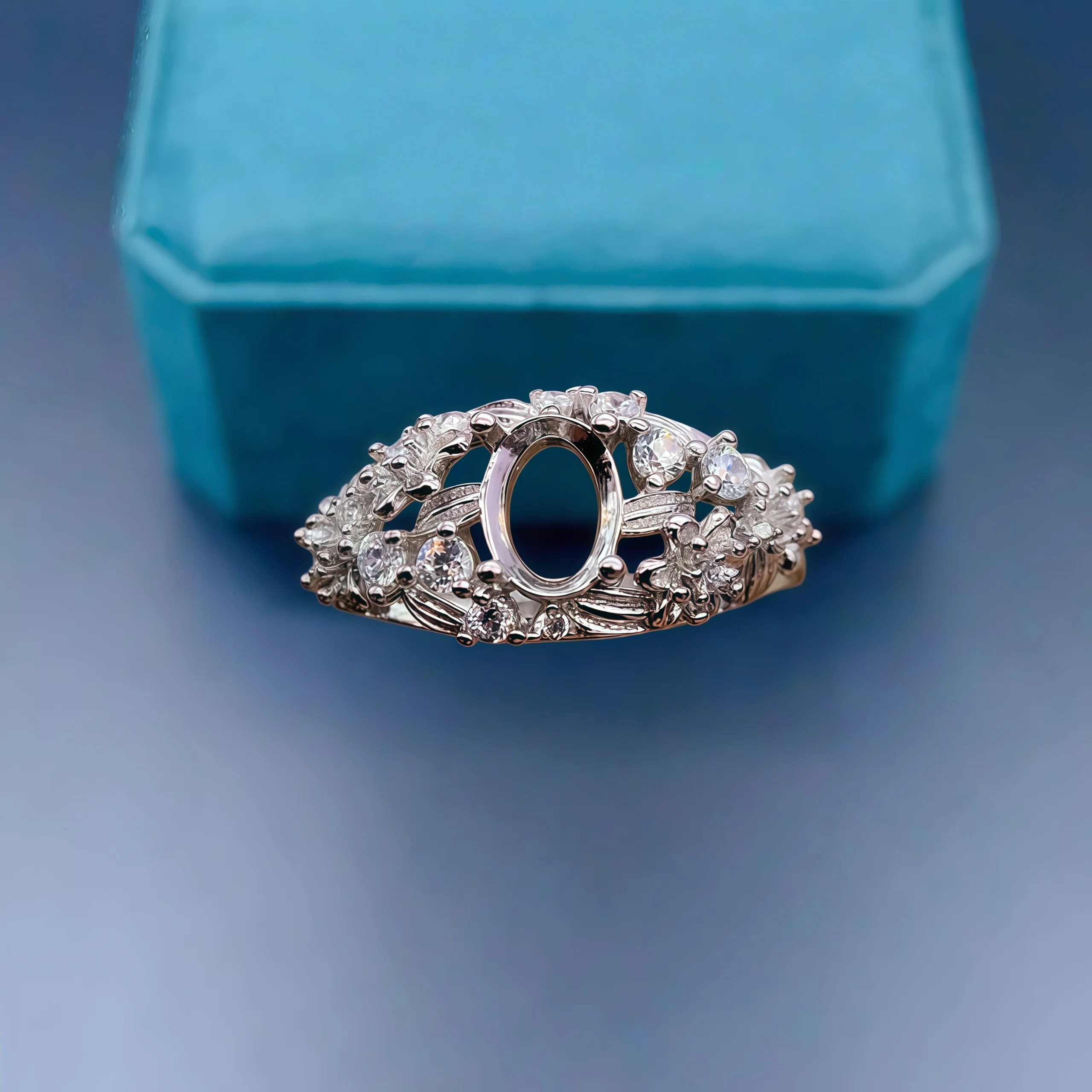 Модный DIY-держатель для колец из стерлингового серебра S925 с эллиптическим камнем 5*7 мм, тонкий ажурный дизайн, шарм для свадебных украшений для женщин
Модный DIY-держатель для колец из стерлингового серебра S925 с эллиптическим камнем 5*7 мм, тонкий ажурный дизайн, шарм для свадебных украшений для женщин