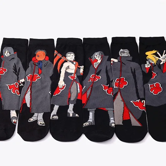 6Pairs for Naruto Mid length socks sweat absorbing anime trendy socks Hip Hop Street Fashion for Men Women
6Pairs for Naruto Mid length socks sweat absorbing anime trendy socks Hip Hop Street Fashion for Men Women
