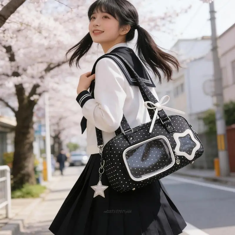 X5XA Harajuku Itabag Shoulder Bag Transparent Pocket Bag Women's Itabag Crossbody Bag Handbag Satchel for Womens
X5XA Harajuku Itabag Shoulder Bag Transparent Pocket Bag Women's Itabag Crossbody Bag Handbag Satchel for Womens