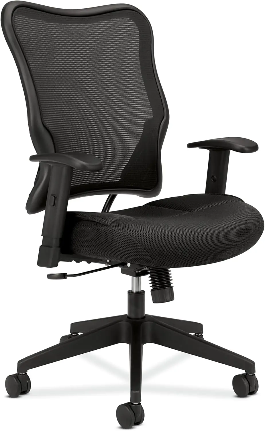 HON Wave High Back Ergonomic Office Chair with Adjustable Arms, Ergonomic Desk Chair, Breathable Mesh for Computer, 360° Swivel,
HON Wave High Back Ergonomic Office Chair with Adjustable Arms, Ergonomic Desk Chair, Breathable Mesh for Computer, 360° Swivel,