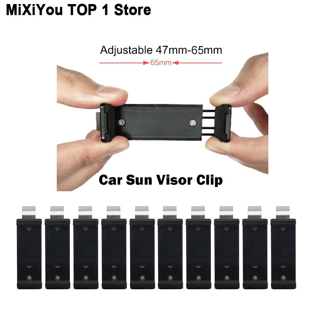 Car Sun Visor Clip Holder Gate Remote 47-68mm for Garage Door Control Car Keychain Barrier Universal Opener Quick installation
Car Sun Visor Clip Holder Gate Remote 47-68mm for Garage Door Control Car Keychain Barrier Universal Opener Quick installation