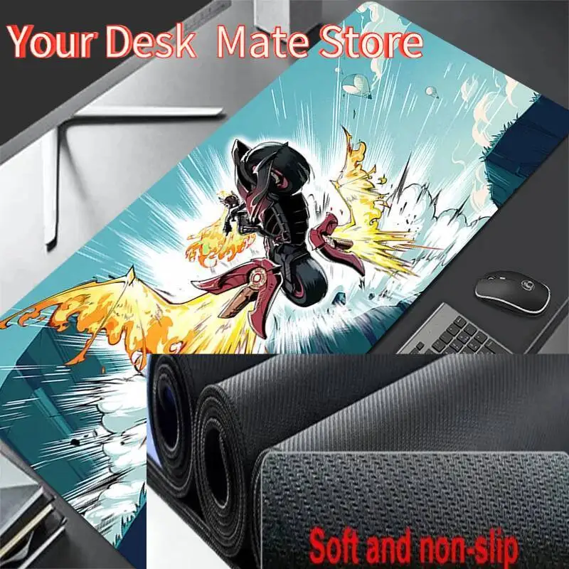 Genshin Impact Mavuika коврик для мыши геймер компьютерные аксессуары клавиатура настольный коврик компания игровой ноутбук настольный аксессуар коврик для ПК коврик для мыши
Genshin Impact Mavuika коврик для мыши геймер компьютерные аксессуары клавиатура настольный коврик компания игровой ноутбук настольный аксессуар коврик для ПК коврик для мыши