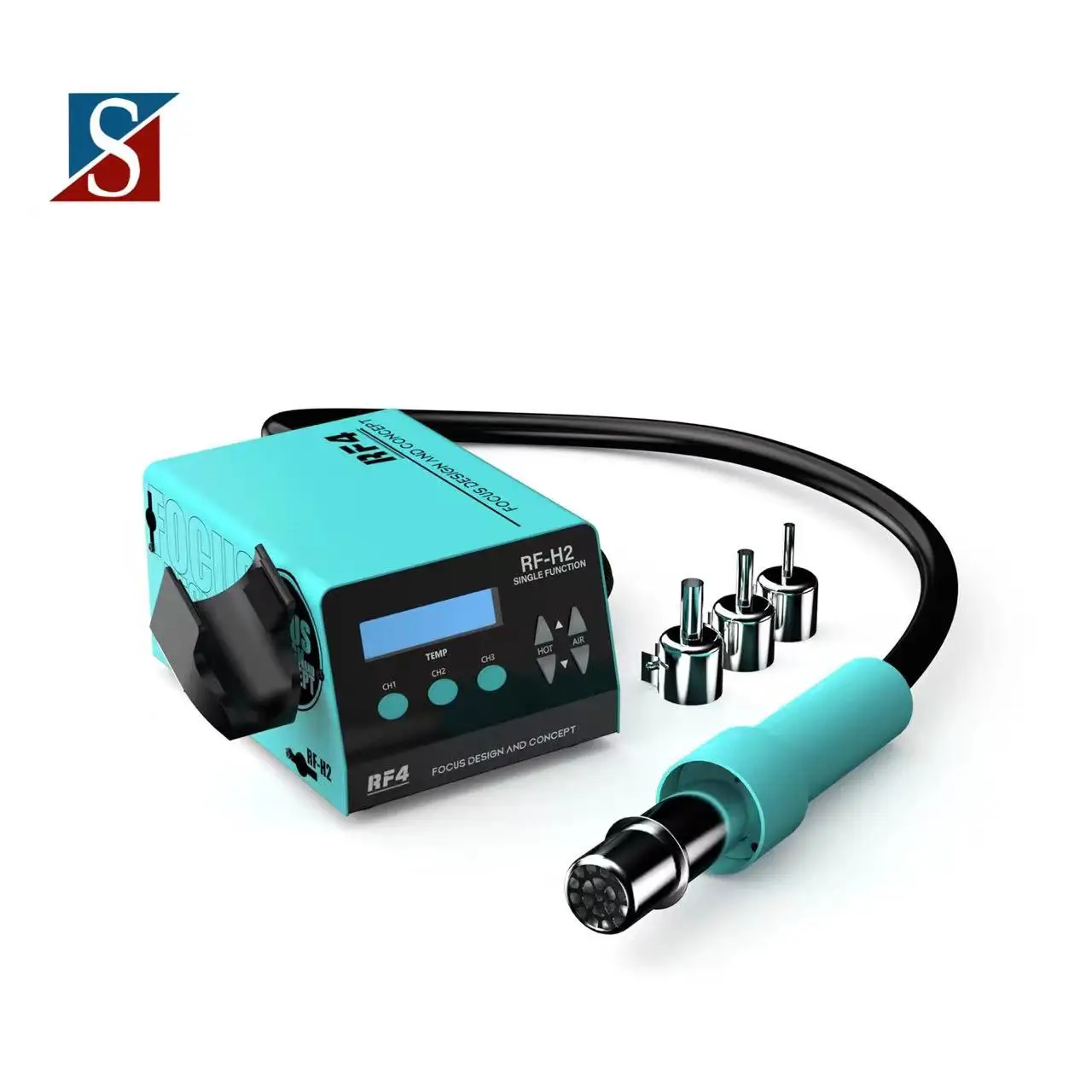 RF4 Automatic sleep SMD Bga Hot Air Solder Rework Station With Digital Screen Hot Air Gun For Electronic Maintenance
RF4 Automatic sleep SMD Bga Hot Air Solder Rework Station With Digital Screen Hot Air Gun For Electronic Maintenance