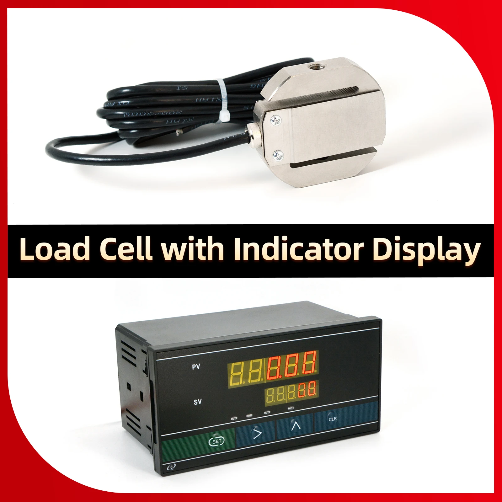 Circular S Load Cell Sensor+Indicator Display,Test Tensile force and Pressure,High Precision Weighing Sensor,10KG 20KG 50KG
Circular S Load Cell Sensor+Indicator Display,Test Tensile force and Pressure,High Precision Weighing Sensor,10KG 20KG 50KG