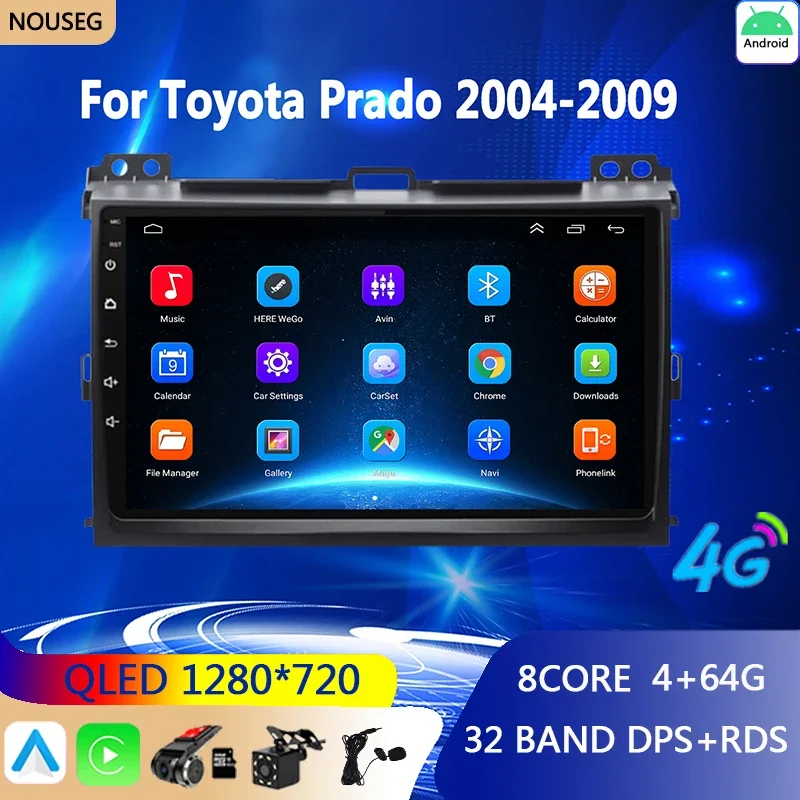 Автомагнитола на Android для Toyota Land Cruiser Prado 120, Lexus GX470, мультимедийные проигрыватели, автомагнитола 2DIN с DVD
Автомагнитола на Android для Toyota Land Cruiser Prado 120, Lexus GX470, мультимедийные проигрыватели, автомагнитола 2DIN с DVD