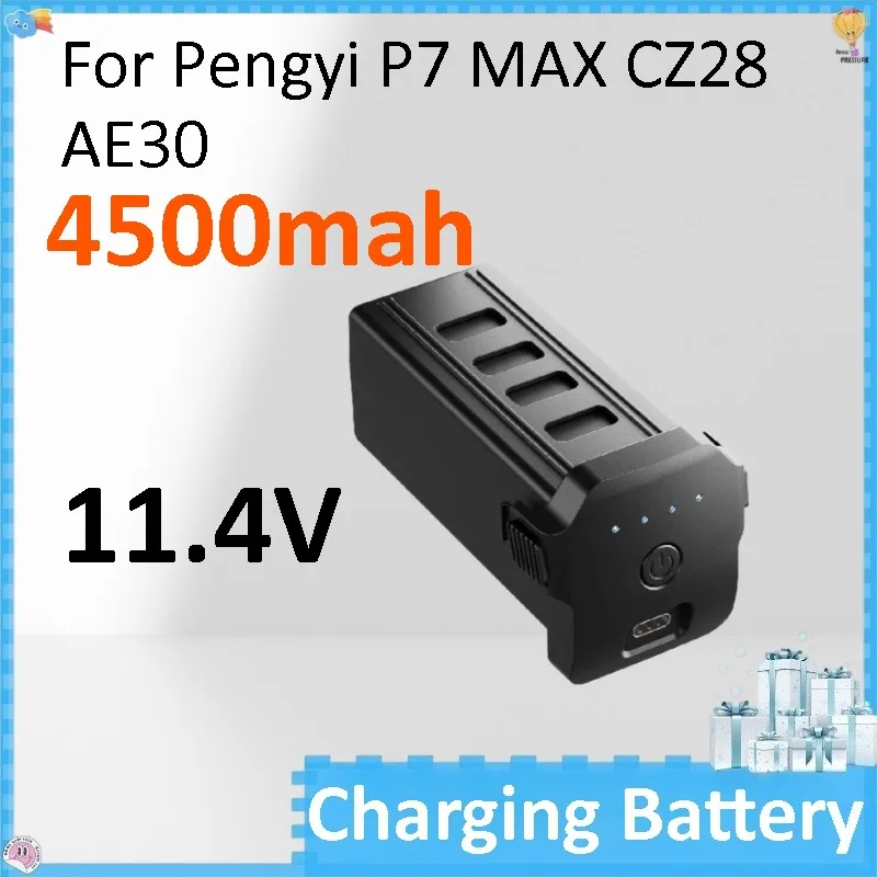 Rc Drone Battery 11.4V 4500mAh Li-Poly Battery for Pengyi P7 MAX CZ28 AE30
Rc Drone Battery 11.4V 4500mAh Li-Poly Battery for Pengyi P7 MAX CZ28 AE30