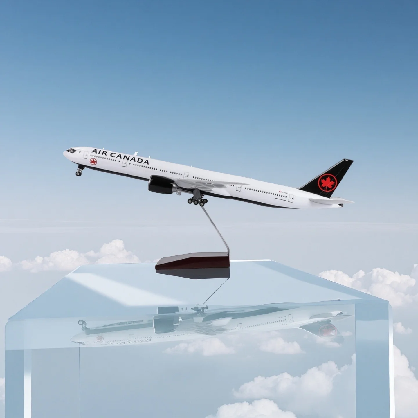 Aircraft 1:157 Scale 47cm B777 Canada Air Airlines Toy Model With Light and Wheel Diecast Resin Airplane Collection Display Gift
Aircraft 1:157 Scale 47cm B777 Canada Air Airlines Toy Model With Light and Wheel Diecast Resin Airplane Collection Display Gift