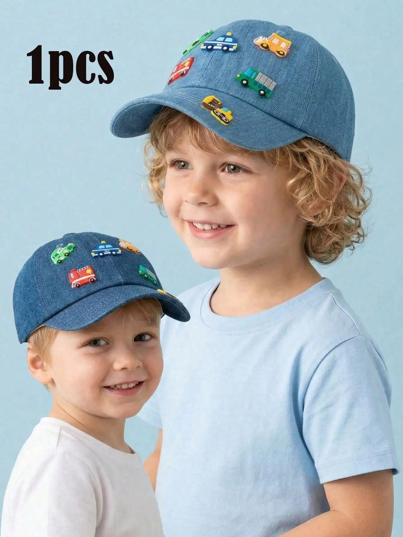 1pcs 1-5Y Boys Korean Style Baseball Cap, Mesh Color Block Hat with 3D Truck & Van Patches Polyester Sun Hat for Spring & Summer
1pcs 1-5Y Boys Korean Style Baseball Cap, Mesh Color Block Hat with 3D Truck & Van Patches Polyester Sun Hat for Spring & Summer
