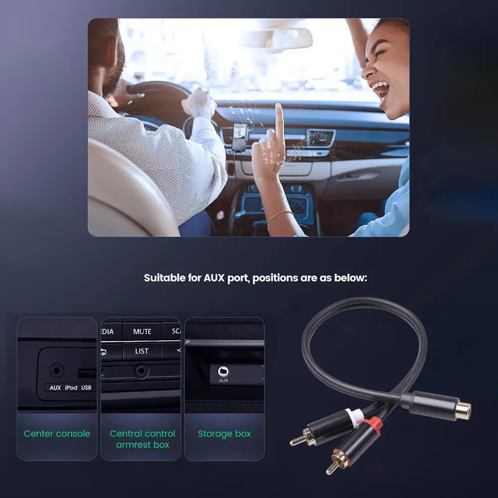 Mixer Audio Cable 1 RCA Female to 2 RCA Male Y Adapter Splitter Gold Plated Connector Stereo Audio Cable
Mixer Audio Cable 1 RCA Female to 2 RCA Male Y Adapter Splitter Gold Plated Connector Stereo Audio Cable