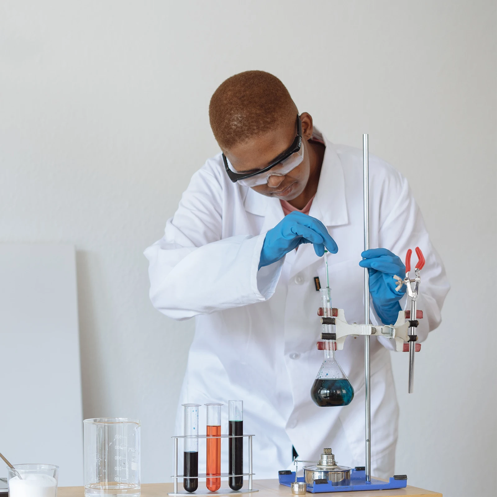 1 set Three-jaw Clamp Double Adjustable Beaker Flask Holder Lab Stand Zinc Alloy Test Tube Clamps Clips Laboratory
1 set Three-jaw Clamp Double Adjustable Beaker Flask Holder Lab Stand Zinc Alloy Test Tube Clamps Clips Laboratory
