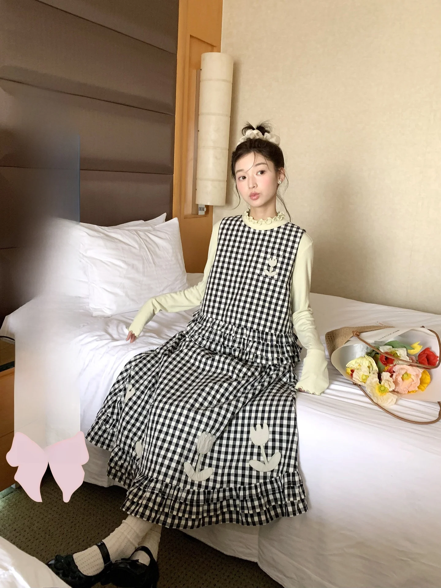 Double-Sided Wear Plaid Vest Skirt Set Early Spring New Style Jiang Jam Women's Fashion Set Cotton Breathable Long Sleeve But...
Double-Sided Wear Plaid Vest Skirt Set Early Spring New Style Jiang Jam Women's Fashion Set Cotton Breathable Long Sleeve But...