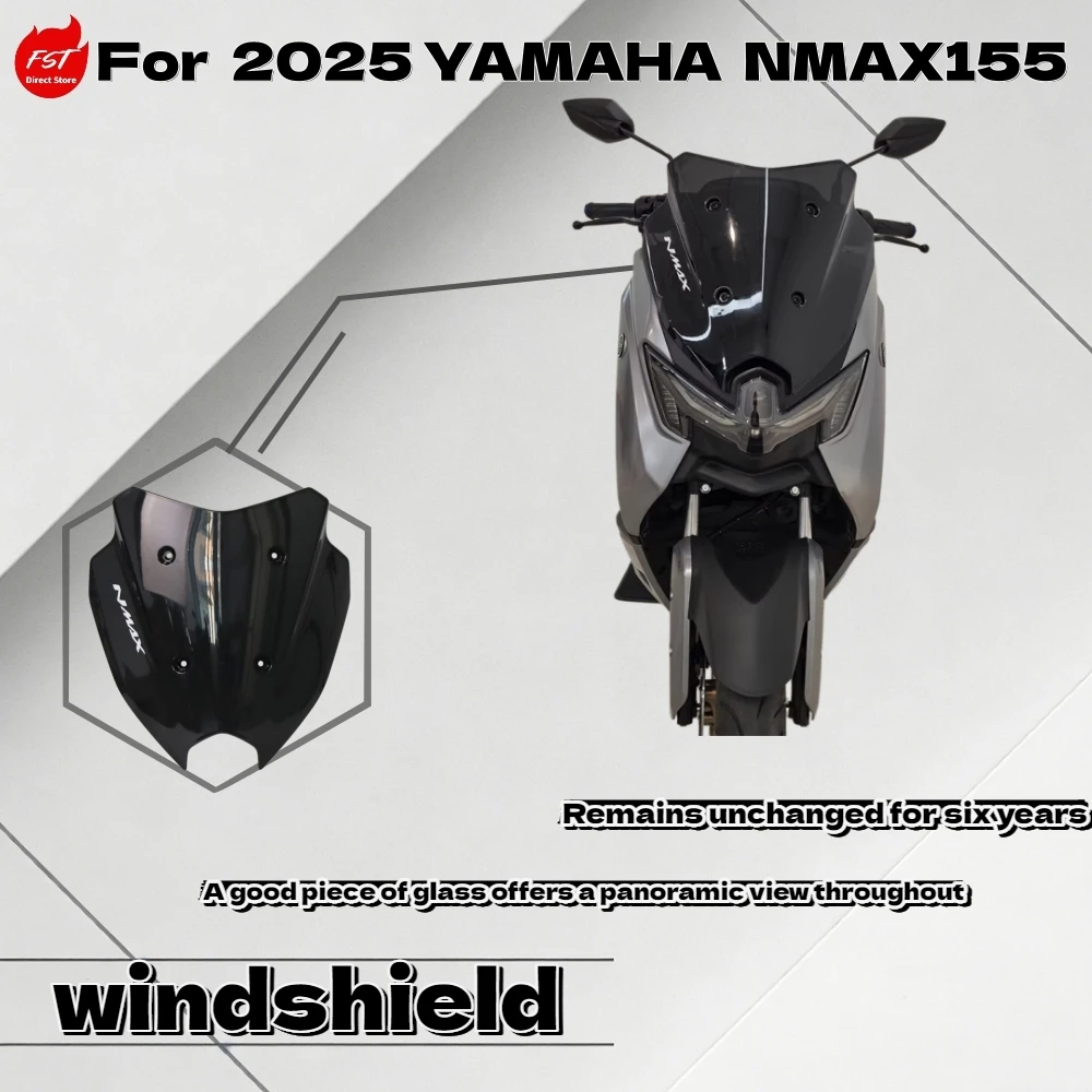 For Yamaha NMAX155 2025 Modified Style Racing Front Windshield Instrument Cover Windscreen Motorcycle Accessories
For Yamaha NMAX155 2025 Modified Style Racing Front Windshield Instrument Cover Windscreen Motorcycle Accessories