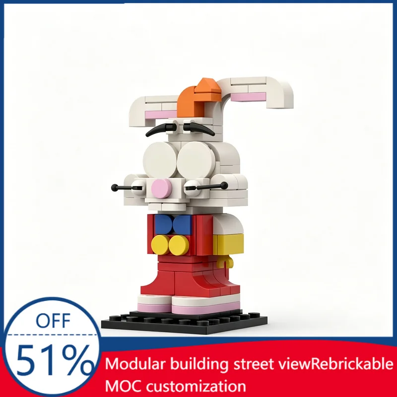 New 101pcs MOC Rabbit Character Model Creative Custom Building Blocks Diy Educational Toy Birthday Gift For Boys Girls Display
New 101pcs MOC Rabbit Character Model Creative Custom Building Blocks Diy Educational Toy Birthday Gift For Boys Girls Display