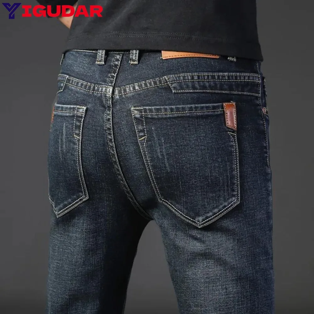 2024 Men's Fashion Casual Jeans Classic Business Straight Elasticity Denim Pants Spring Autumn Trousers Male Brand y2k Pants Men
2024 Men's Fashion Casual Jeans Classic Business Straight Elasticity Denim Pants Spring Autumn Trousers Male Brand y2k Pants Men