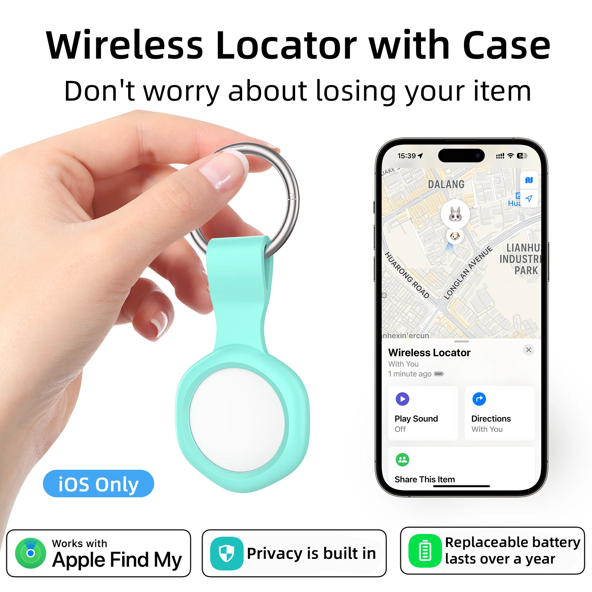 Умный трекер с чехлом для Find My APP Airtag, поиск предметов, ключ, анти-потерянное напоминание, локатор с рейтингом MFI, умный Bluetooth GPS-трекер
Умный трекер с чехлом для Find My APP Airtag, поиск предметов, ключ, анти-потерянное напоминание, локатор с рейтингом MFI, умный Bluetooth GPS-трекер