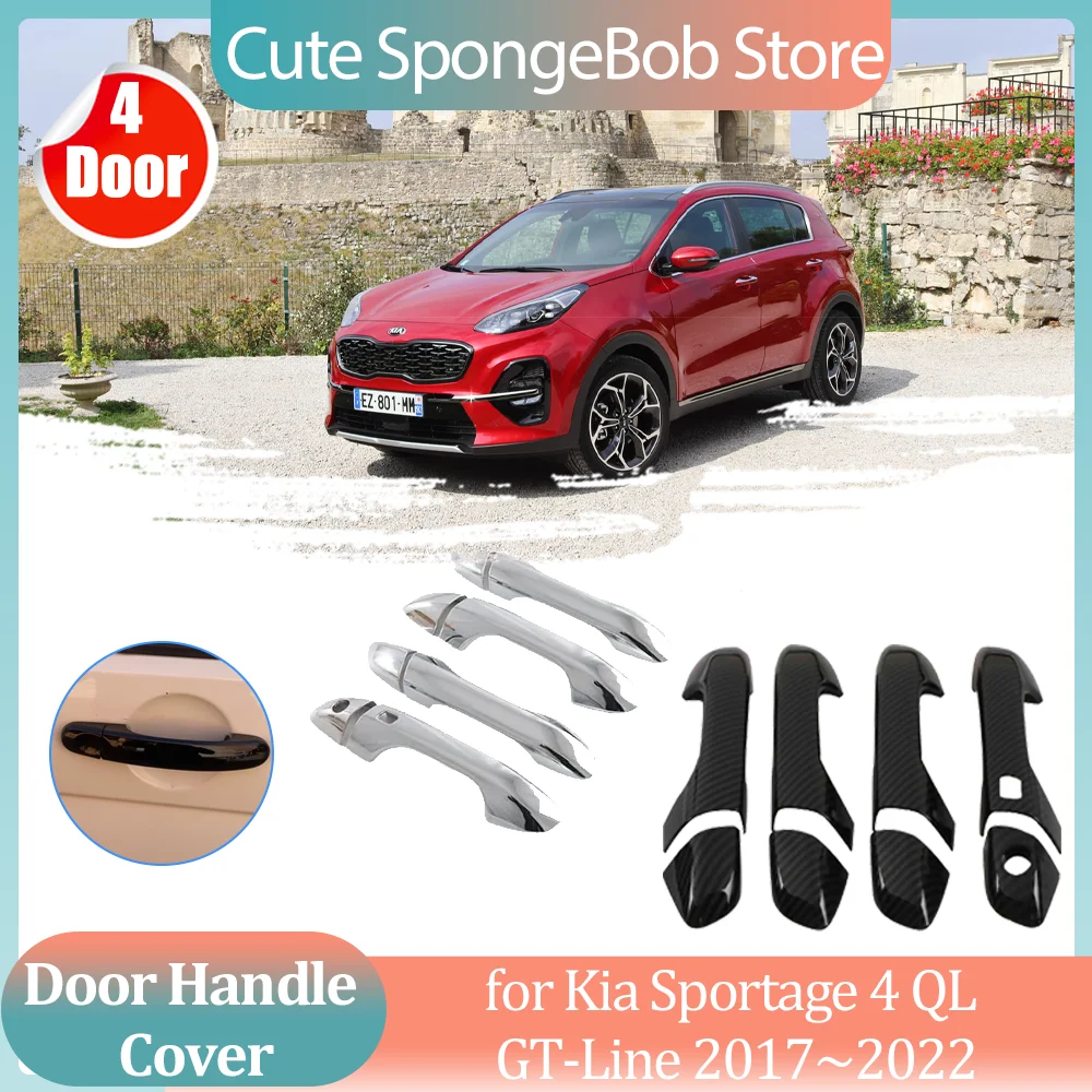 Car Handle Cover for Kia Sportage 4 QL GT-Line 2017~2022 Carbon Fiber Black Side Door Part Sticker Trim Strip Decor Accessories
Car Handle Cover for Kia Sportage 4 QL GT-Line 2017~2022 Carbon Fiber Black Side Door Part Sticker Trim Strip Decor Accessories