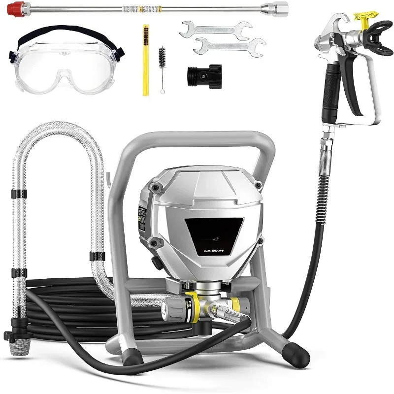 Paint Sprayer, 2023 Version, High Efficiency, Thinning-Free, Minimal Overspray, for Home Exterior & House Interior DIY Painting
Paint Sprayer, 2023 Version, High Efficiency, Thinning-Free, Minimal Overspray, for Home Exterior & House Interior DIY Painting