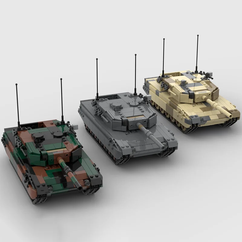 1009PCS Moc German Leopard 2A4 Heavy Armored Vehicle Model DIY Education Model Building Blocks Military Equipment Toy
1009PCS Moc German Leopard 2A4 Heavy Armored Vehicle Model DIY Education Model Building Blocks Military Equipment Toy