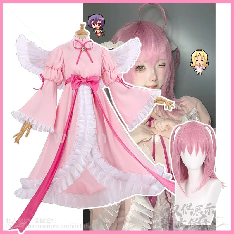 Anime Shugo Chara Cosplay Hinamori Costume Amu Wig Angel Dress Pink Long Sleeved Princess Skirt Lolita For Halloween Customized
Anime Shugo Chara Cosplay Hinamori Costume Amu Wig Angel Dress Pink Long Sleeved Princess Skirt Lolita For Halloween Customized