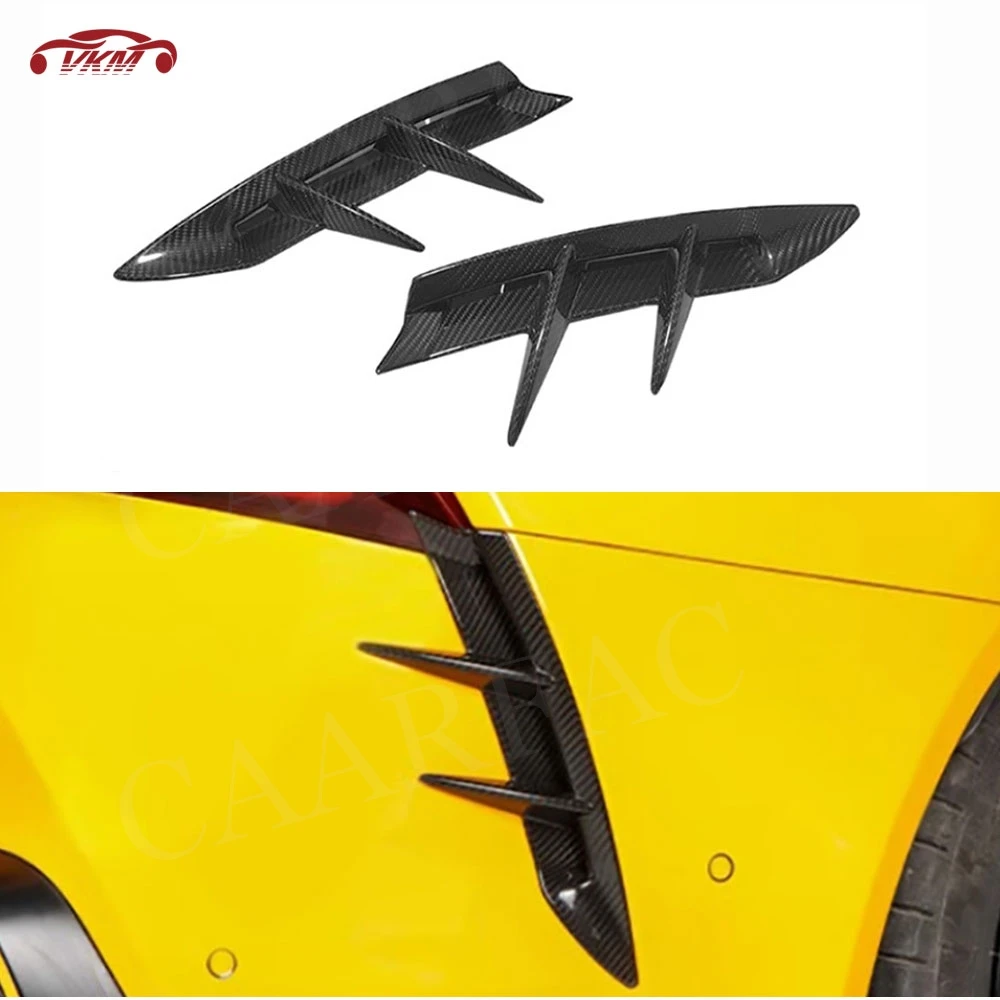 Carbon Fiber Rear Bumper Side Canard Splitter for Toyota SUPRA A90 A91 2019-2024 Fins Winglet Air Vent Cover Flaps Body Kit FRP
Carbon Fiber Rear Bumper Side Canard Splitter for Toyota SUPRA A90 A91 2019-2024 Fins Winglet Air Vent Cover Flaps Body Kit FRP