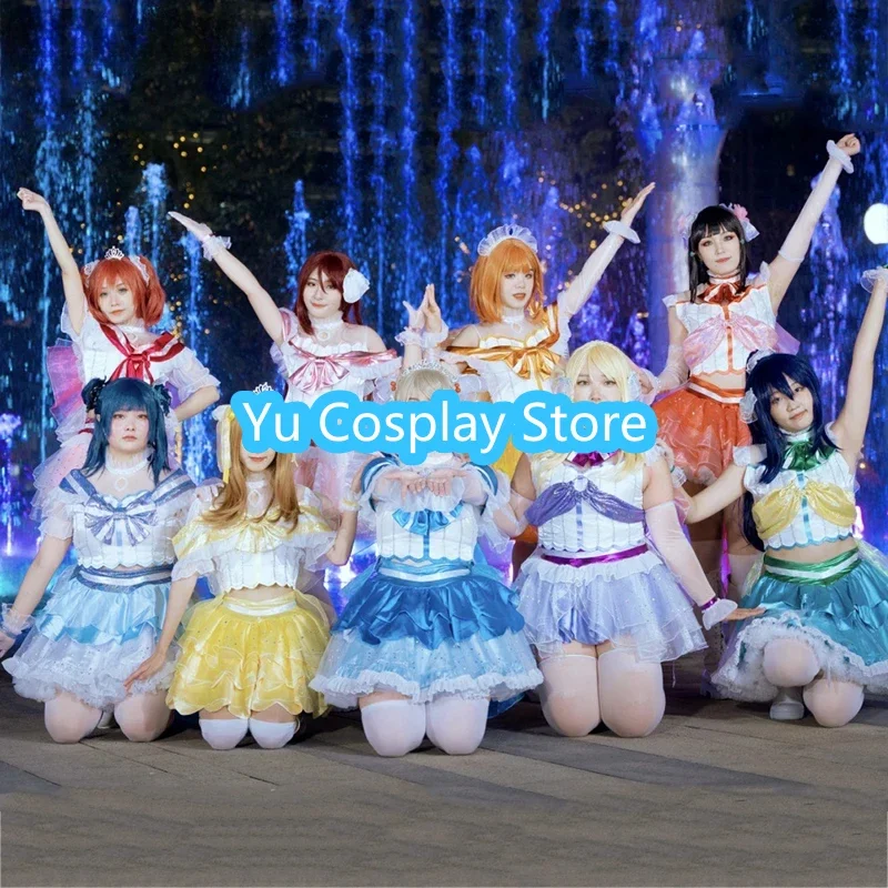 Yu-Cosplay Lovelive Sunshine Cosplay Dress Aqours AQUARIUM Cosplay Costume Women Cute Party Suit Halloween Uniforms Custom Made
Yu-Cosplay Lovelive Sunshine Cosplay Dress Aqours AQUARIUM Cosplay Costume Women Cute Party Suit Halloween Uniforms Custom Made