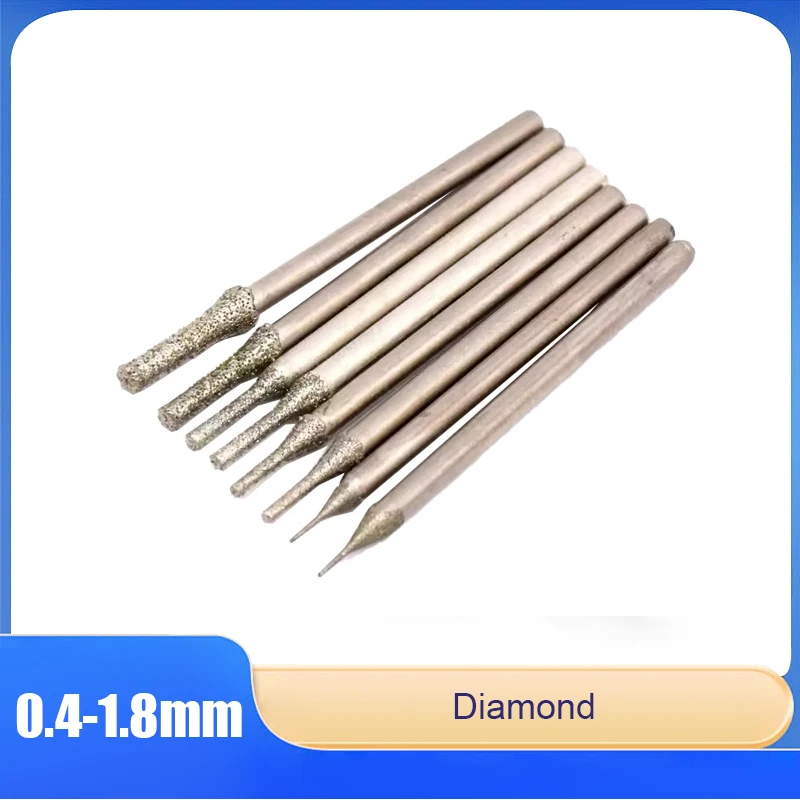 5/10/20pcs Diamond Drilling Needles for Glass, Jade, Amber, and Jewelry Drilling, 0.4/0.6/0.8/1/1.2/1.4/1.6/1.8mm
5/10/20pcs Diamond Drilling Needles for Glass, Jade, Amber, and Jewelry Drilling, 0.4/0.6/0.8/1/1.2/1.4/1.6/1.8mm