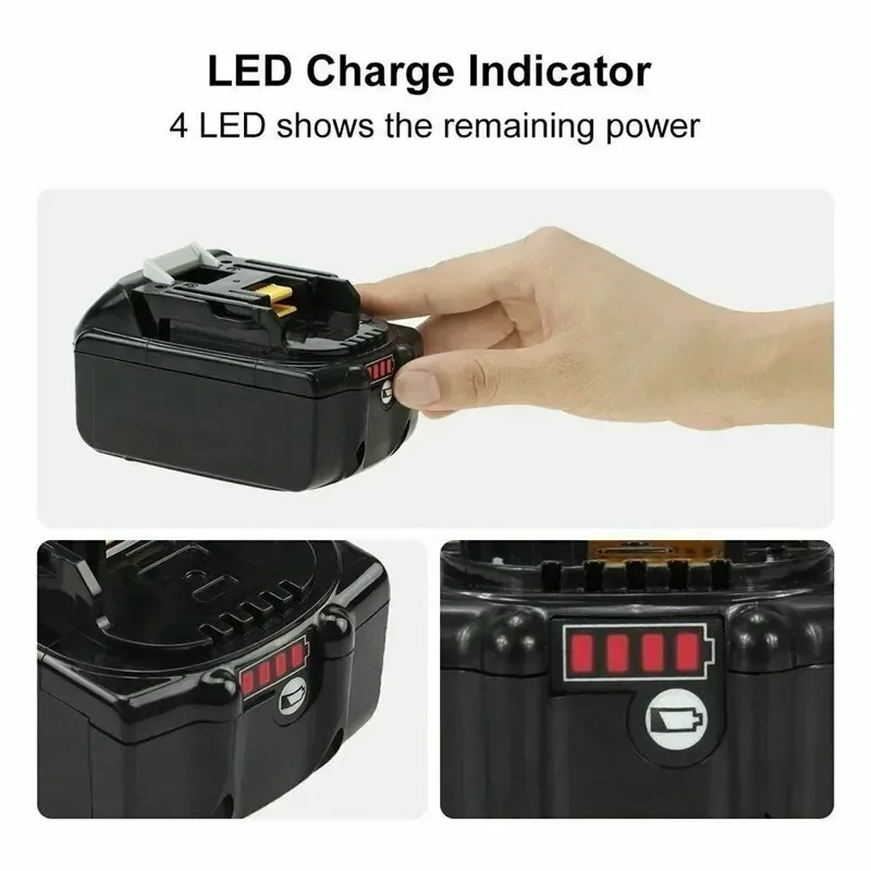 18v 6.0Ah Rechargeable Battery for Makita 18V Power Tool for makita BL1860 BL1850 BL1840 6000mah Battery
18v 6.0Ah Rechargeable Battery for Makita 18V Power Tool for makita BL1860 BL1850 BL1840 6000mah Battery