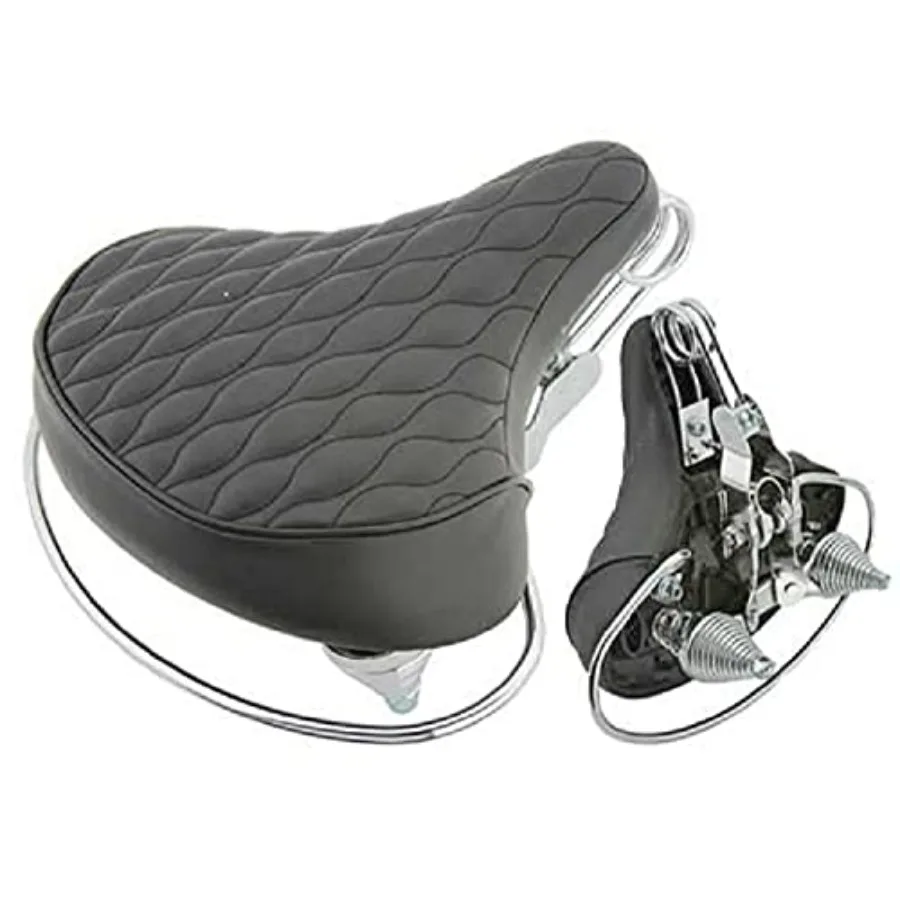 Bicycle Classic Diamond Web Spring Style Seat with Chrome Rail Handle Saddle Black
Bicycle Classic Diamond Web Spring Style Seat with Chrome Rail Handle Saddle Black
